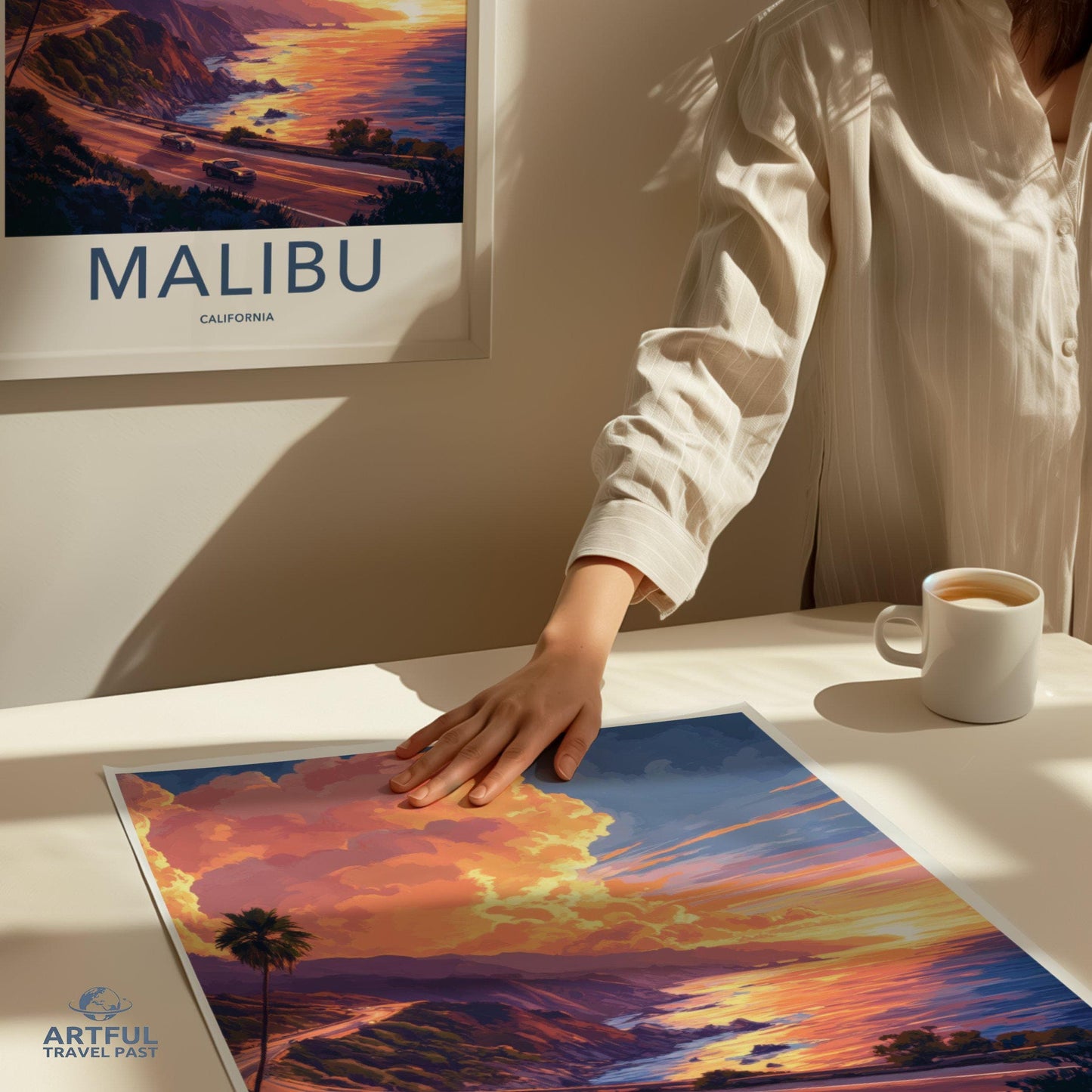Malibu Poster - California Wall Art