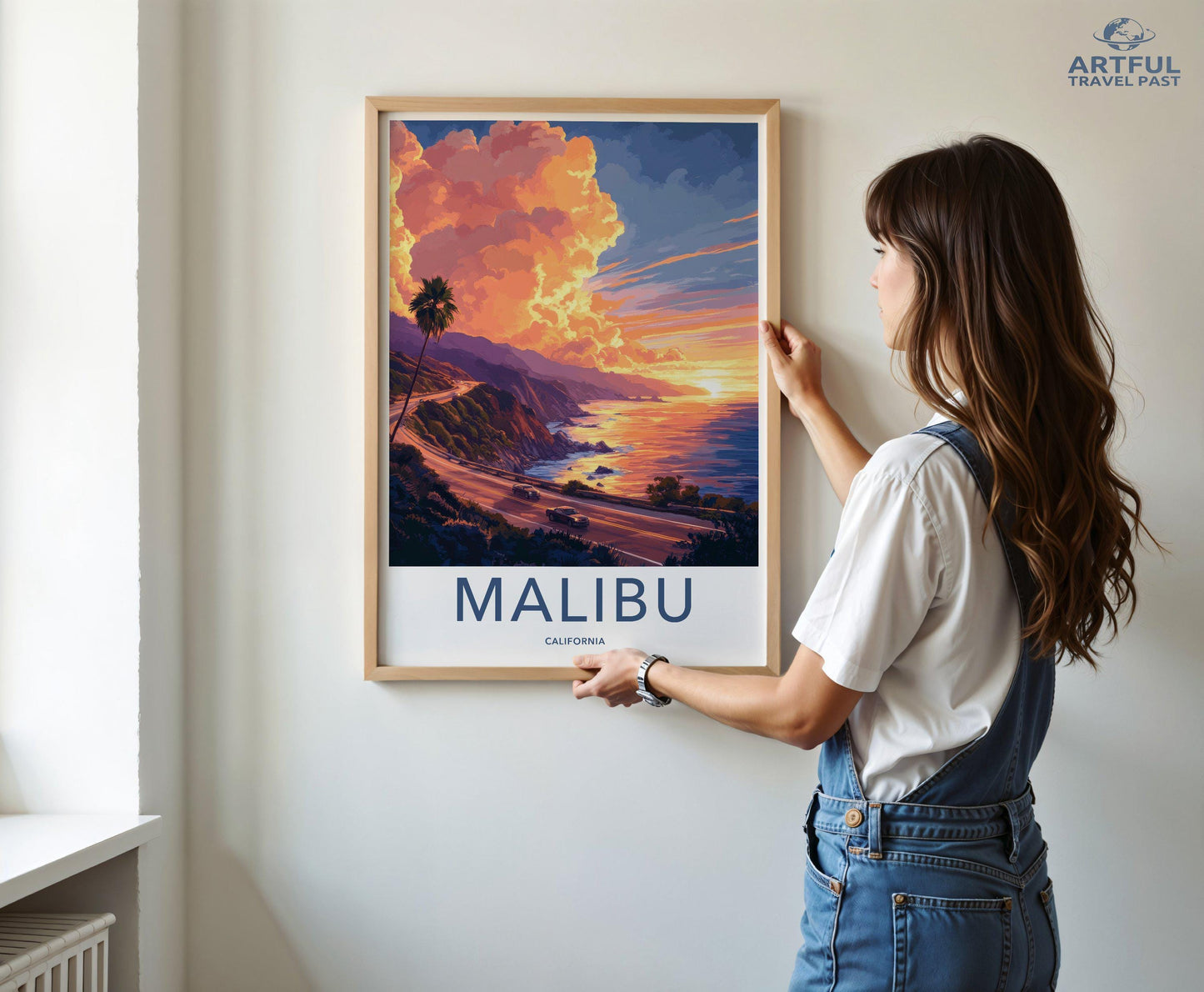 Malibu Poster - California Wall Art