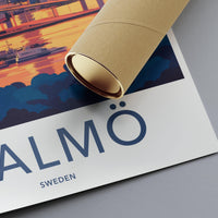 Malmö Poster - Sweden Wall Art