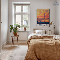 Malmö Poster - Sweden Wall Art