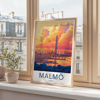 Malmö Poster - Sweden Wall Art