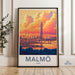 Malmö Poster - Sweden Wall Art