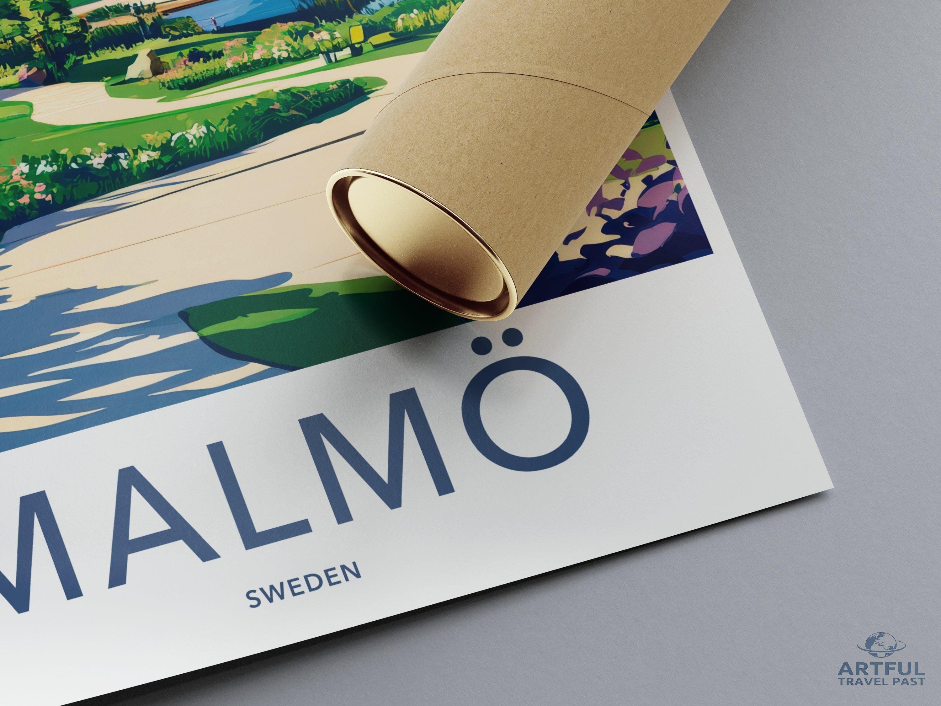 Malmö Poster - Sweden Wall Art