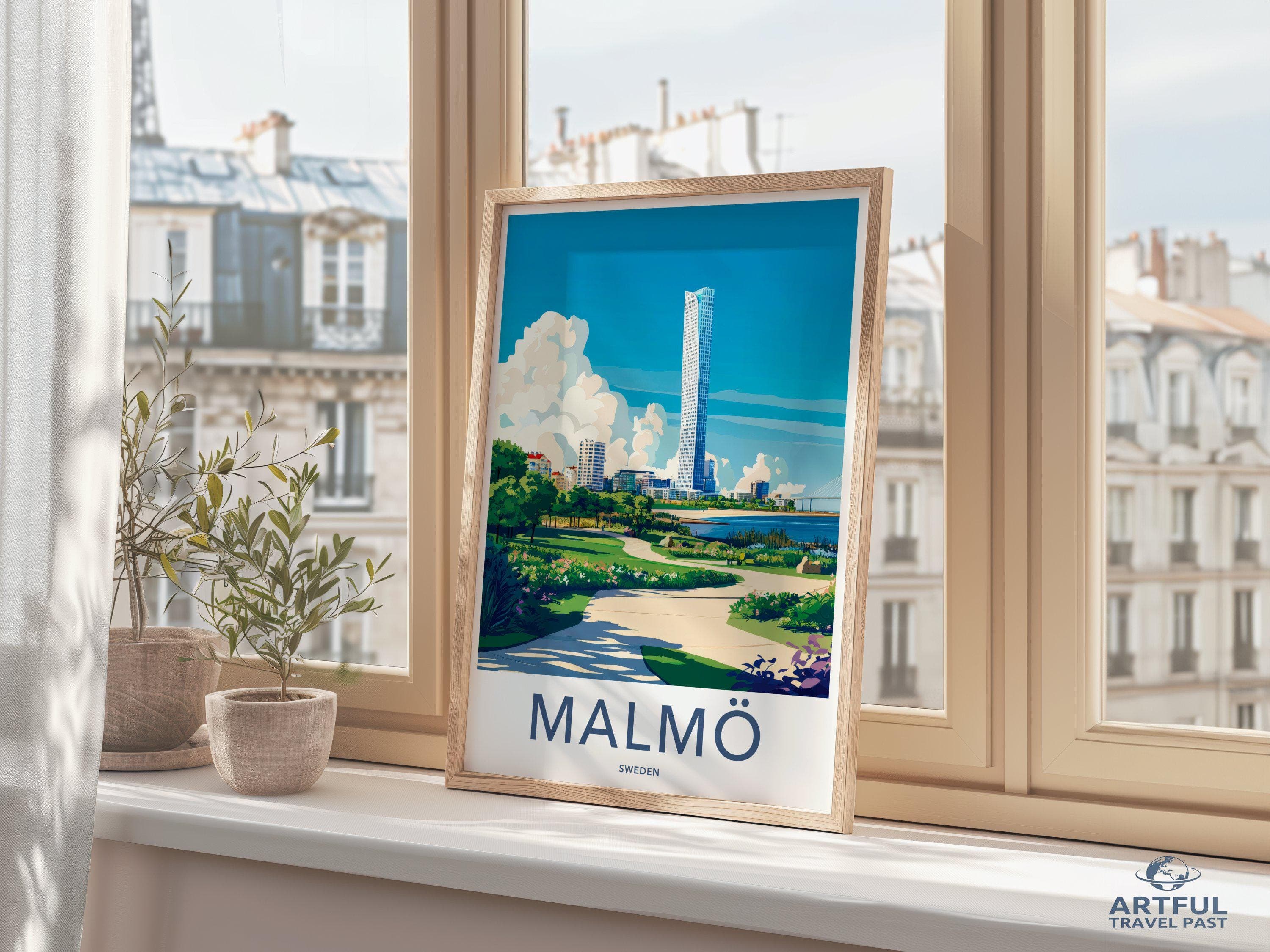Malmö Poster - Sweden Wall Art