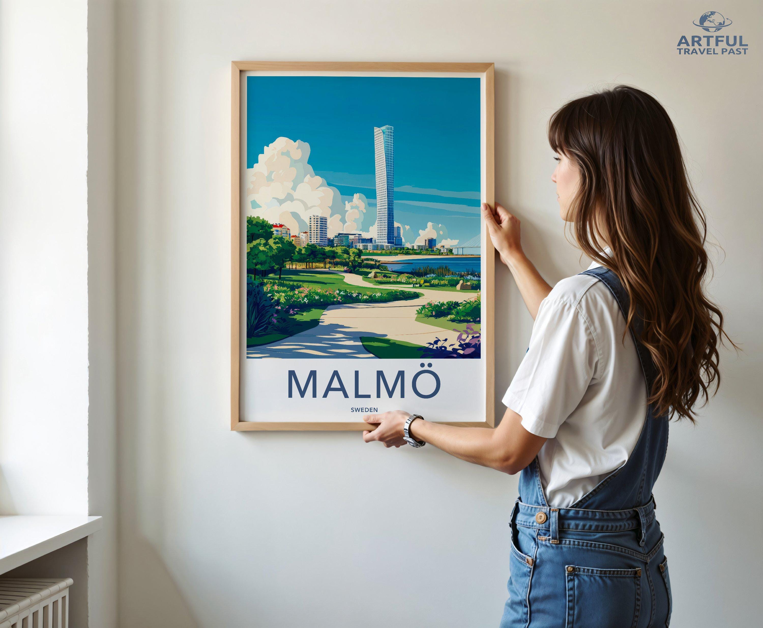 Malmö Poster - Sweden Wall Art