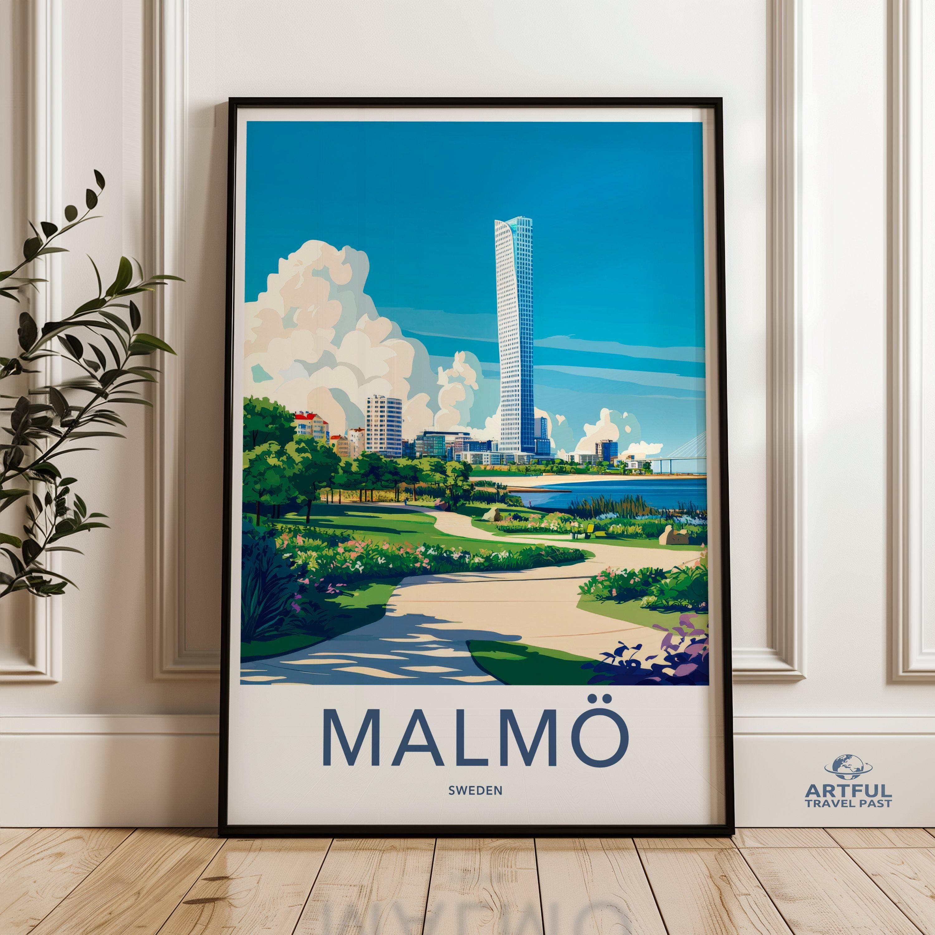 Malmö Poster - Sweden Wall Art