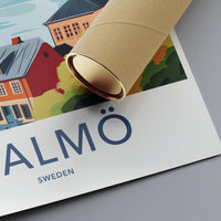 Malmö Poster - Sweden Wall Art