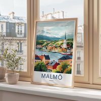 Malmö Poster - Sweden Wall Art