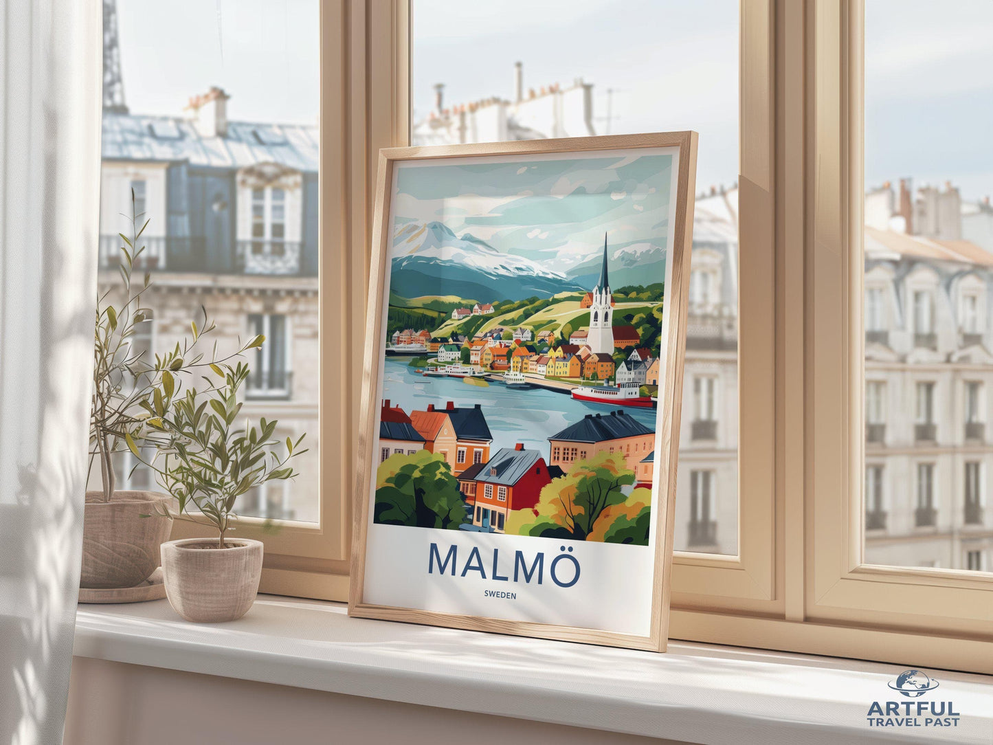 Malmö Poster - Sweden Wall Art