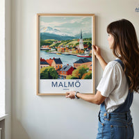 Malmö Poster - Sweden Wall Art