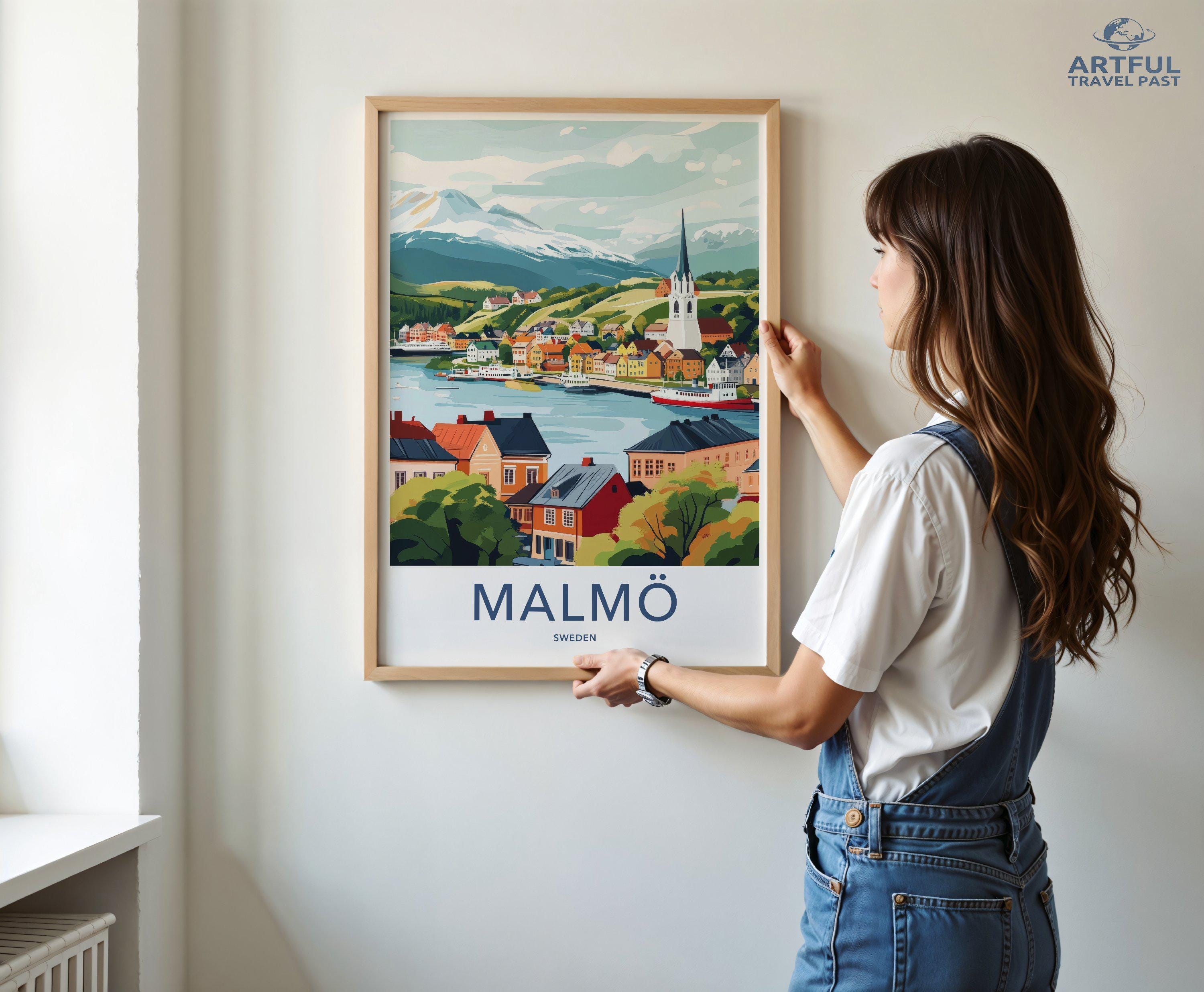 Malmö Poster - Sweden Wall Art