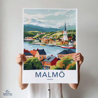 Malmö Poster - Sweden Wall Art