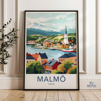 Malmö Poster - Sweden Wall Art