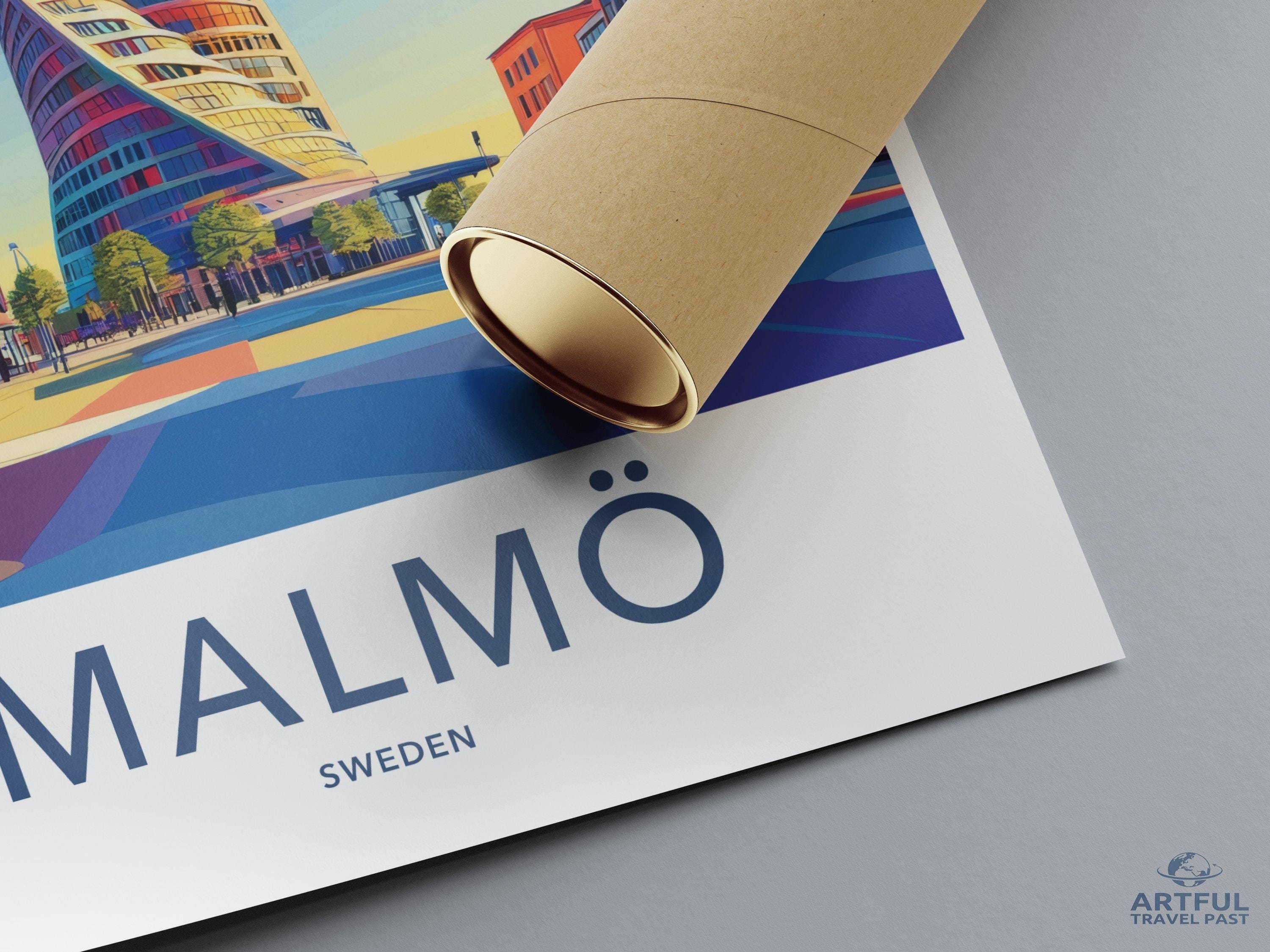 Malmö Poster - Sweden Wall Art