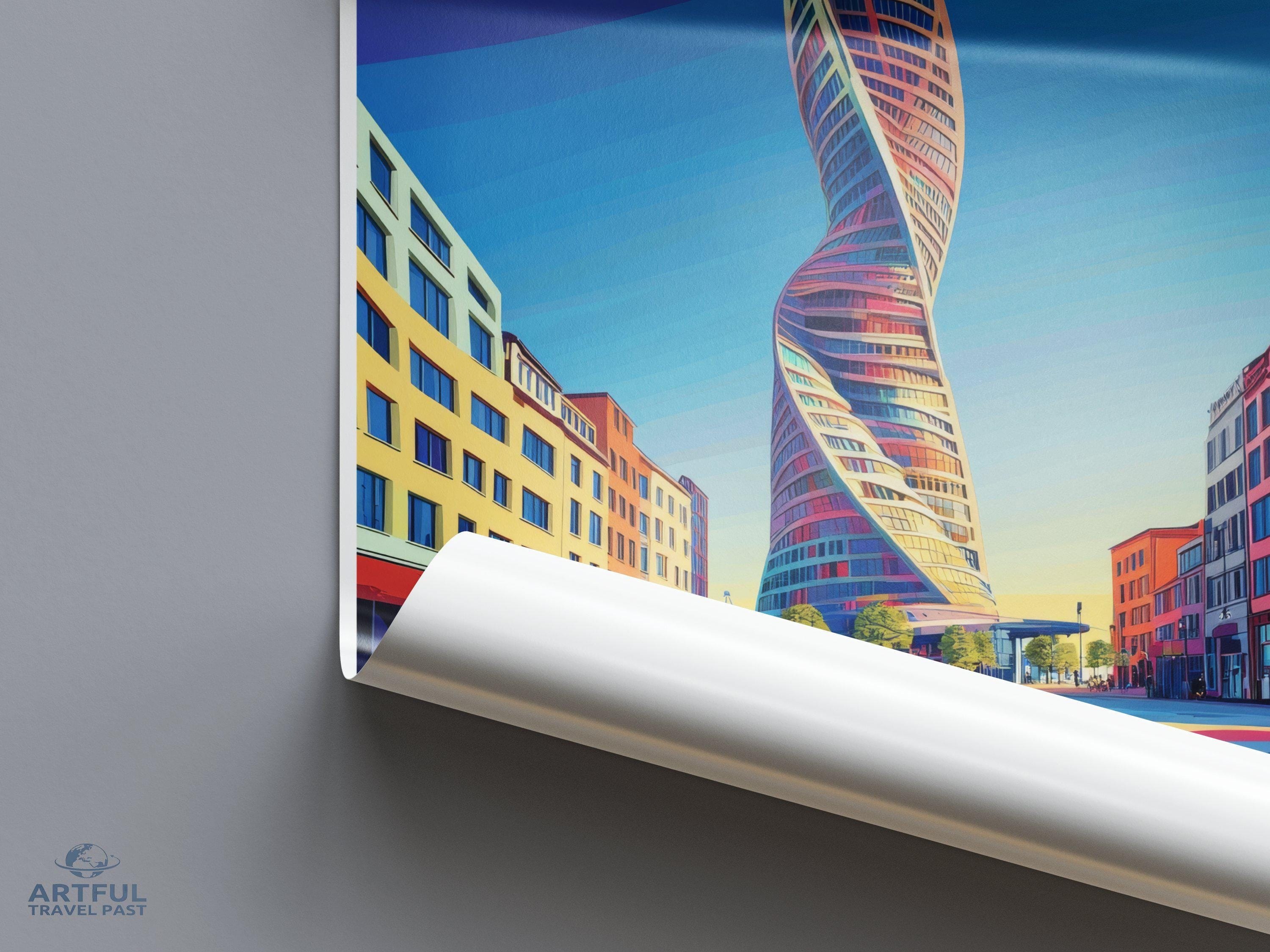 Malmö Poster - Sweden Wall Art