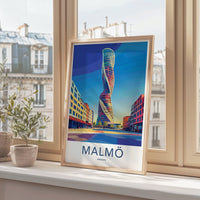 Malmö Poster - Sweden Wall Art