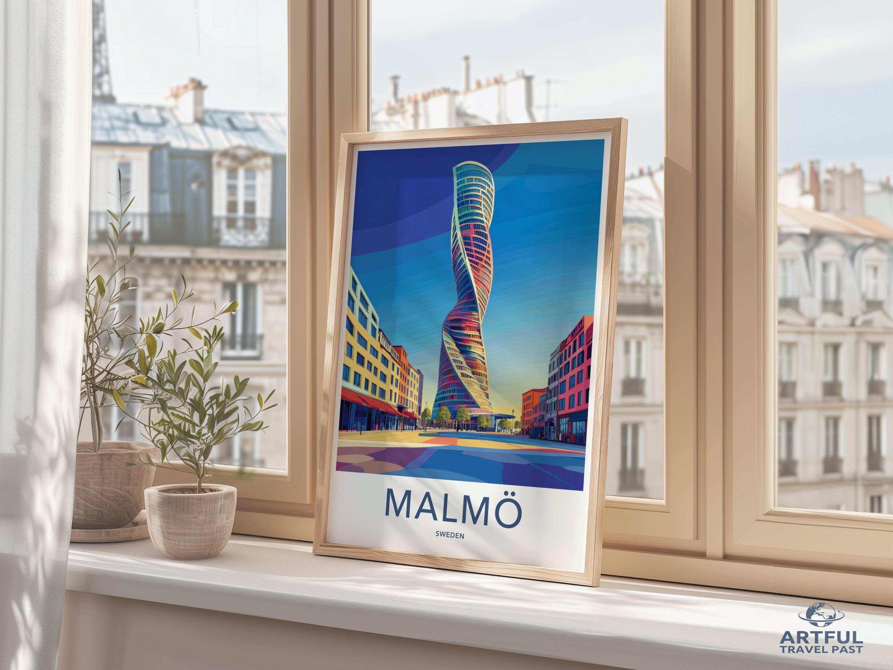 Malmö Poster - Sweden Wall Art