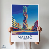 Malmö Poster - Sweden Wall Art
