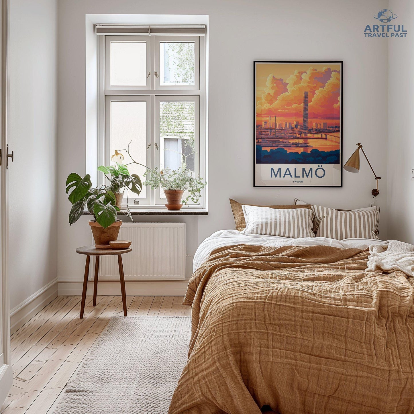 Malmö Poster | Sweden Wall Art | Scandinavia Decor