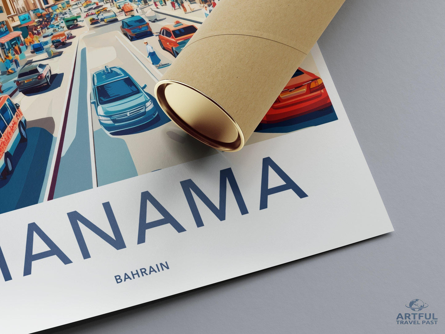 Manama Poster - Bahrain Wall Art