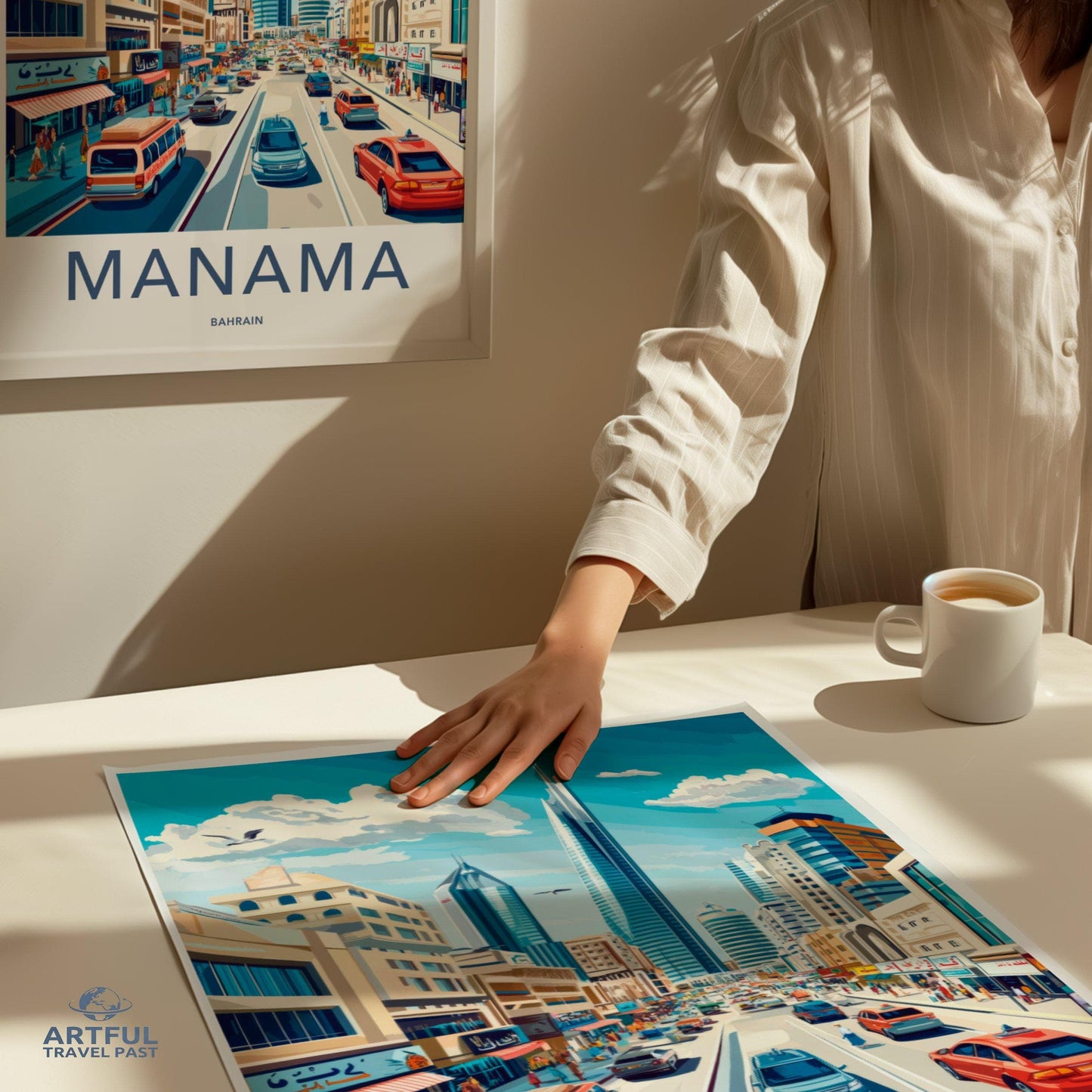 Manama Poster - Bahrain Wall Art