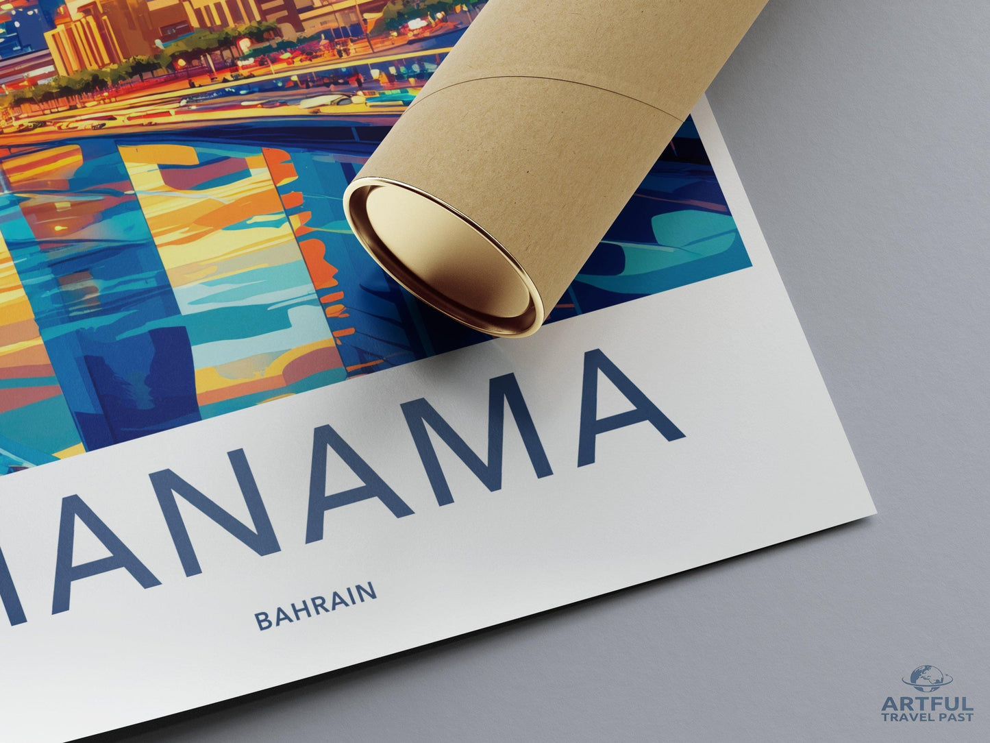 Manama Poster - Bahrain Wall Art