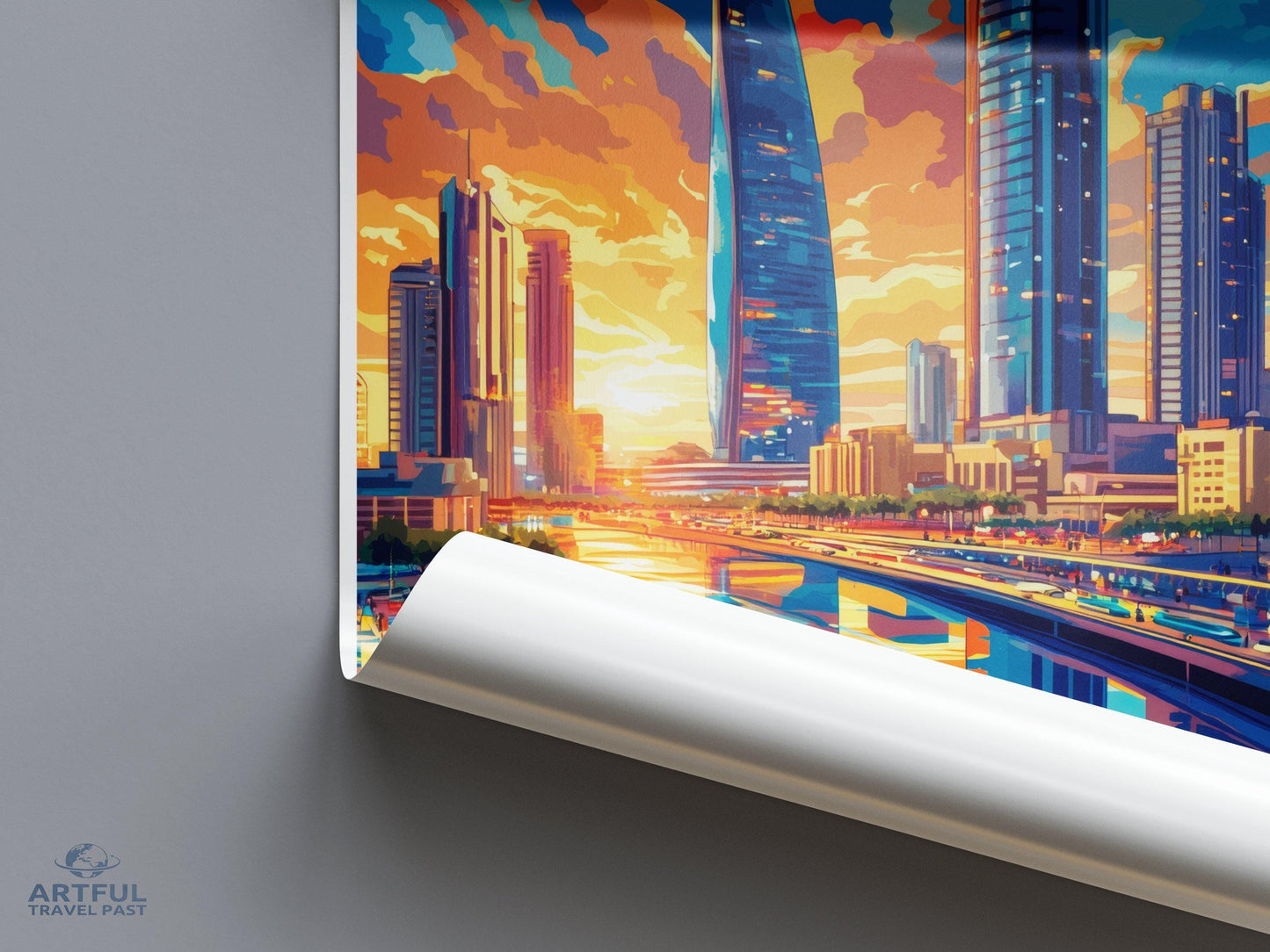 Manama Poster - Bahrain Wall Art