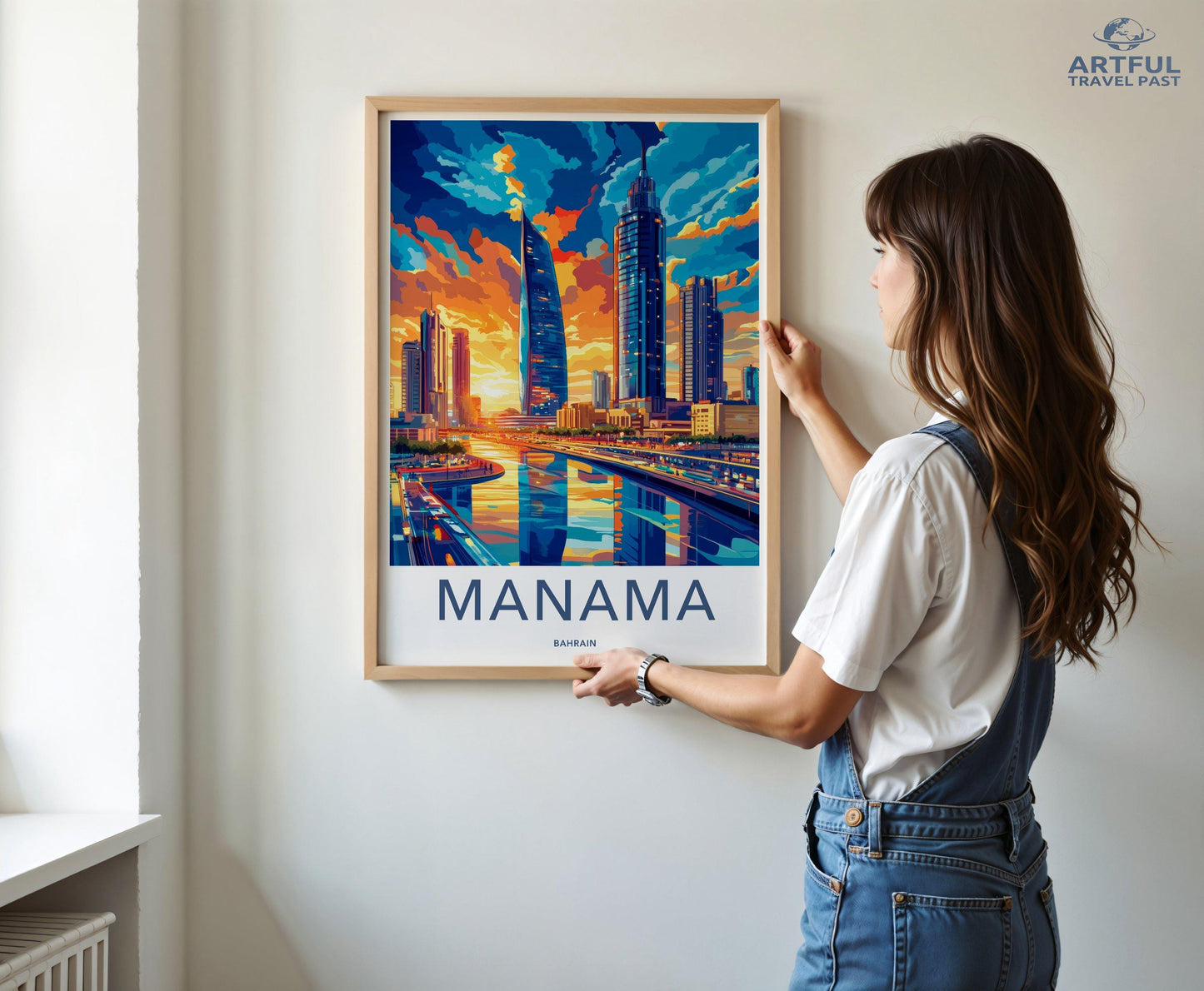 Manama Poster - Bahrain Wall Art