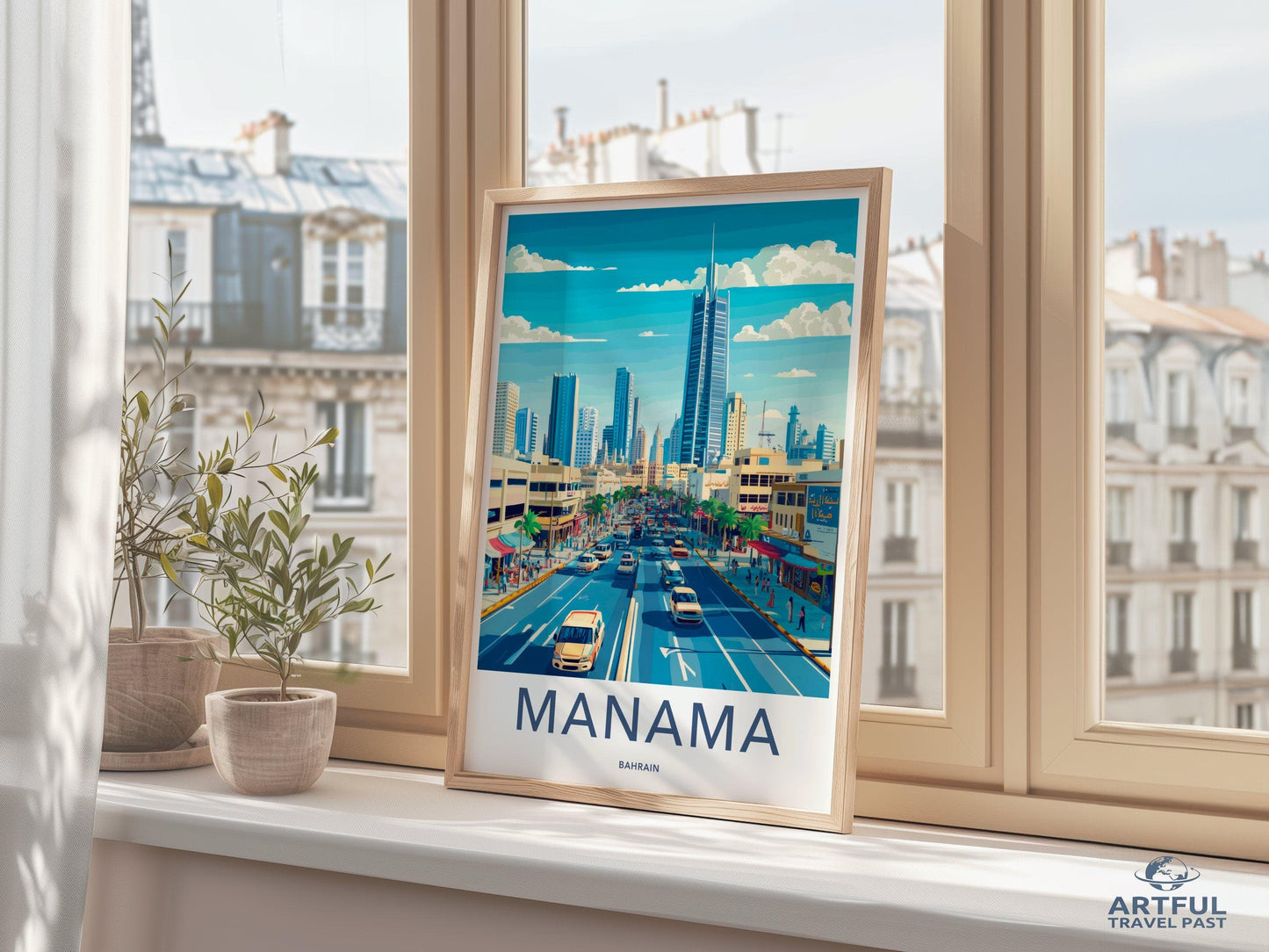 Manama Poster - Bahrain Wall Art