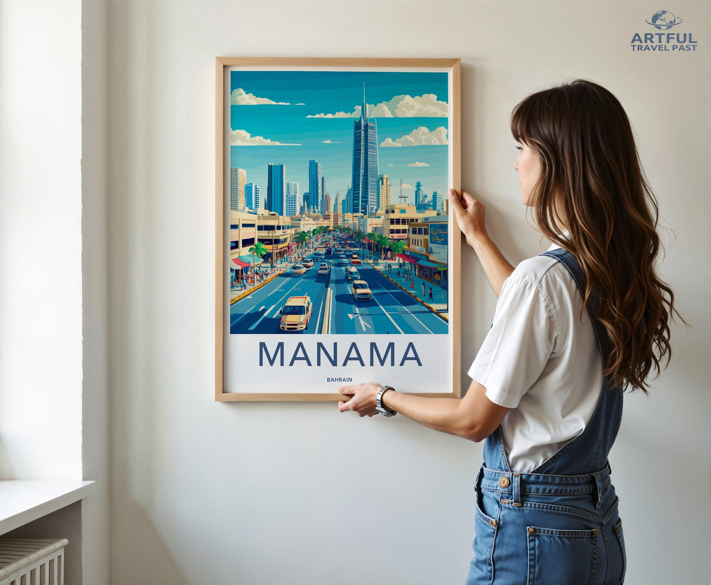 Manama Poster - Bahrain Wall Art
