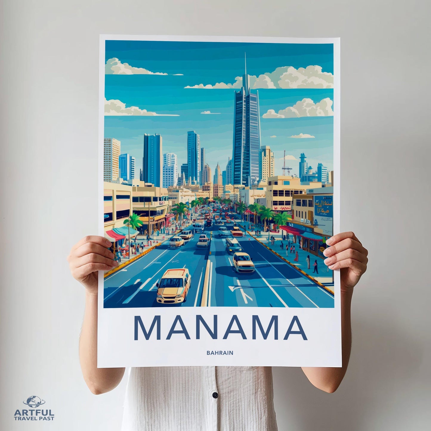Manama Poster - Bahrain Wall Art