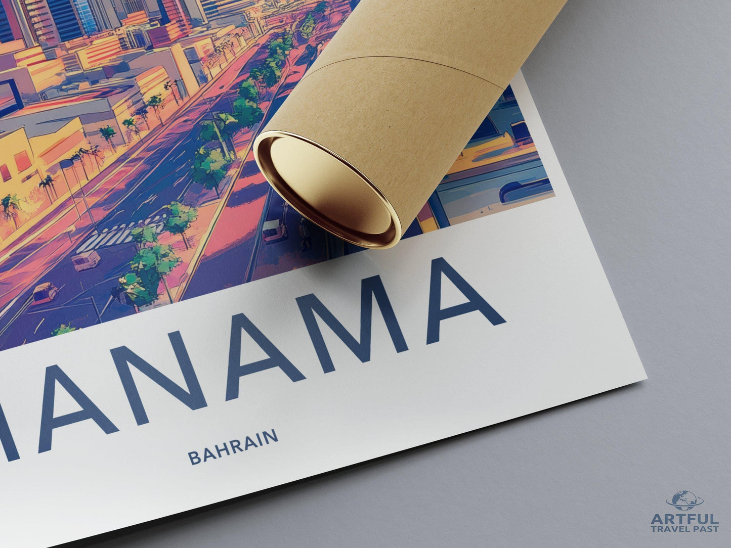 Manama Poster - Bahrain Wall Art