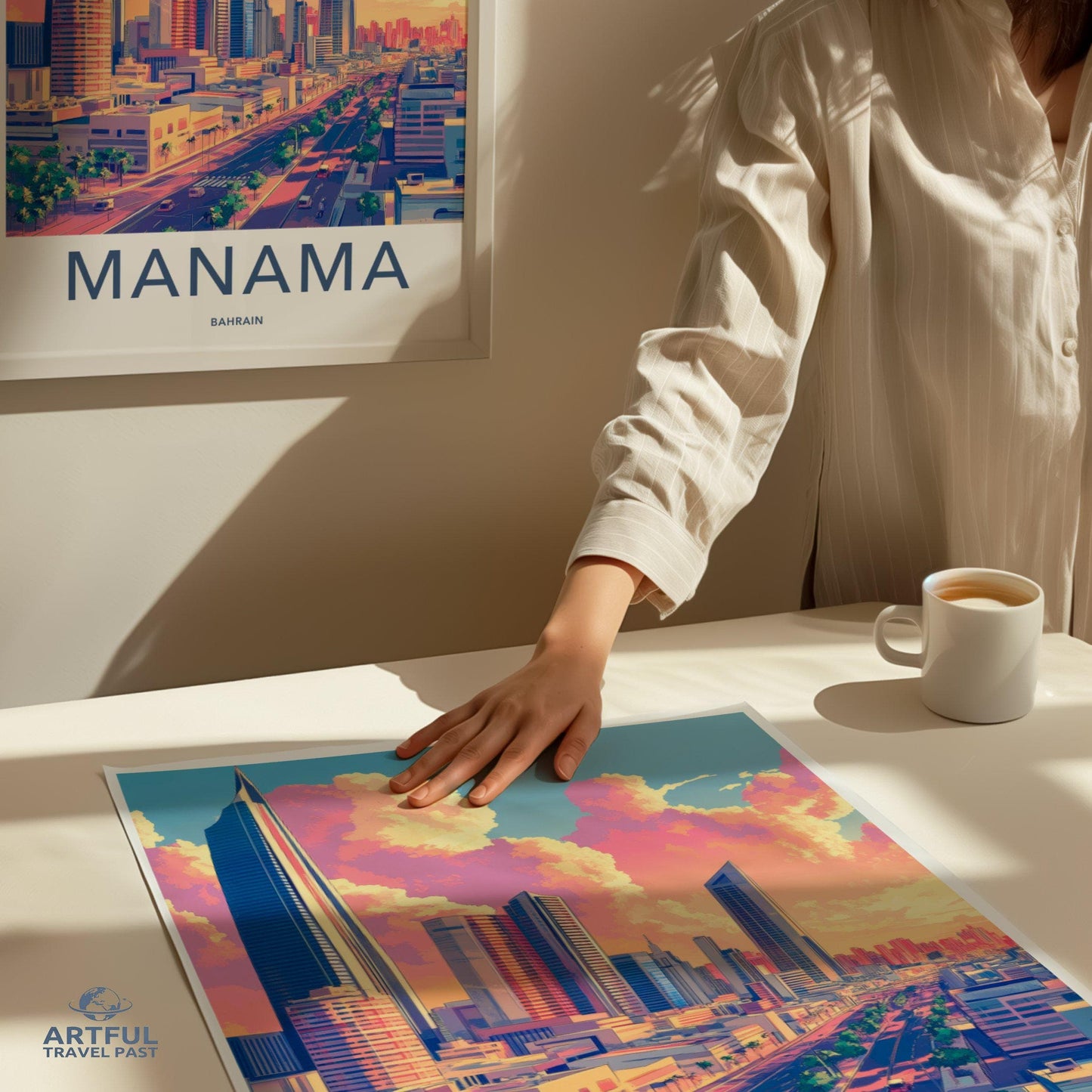 Manama Poster - Bahrain Wall Art