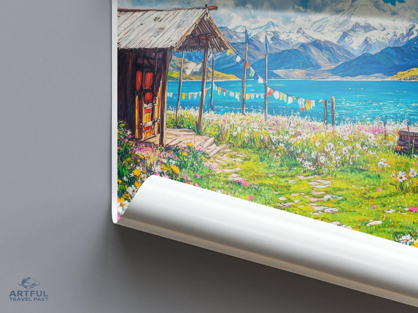 Manasarovar Poster - Tibet Wall Art