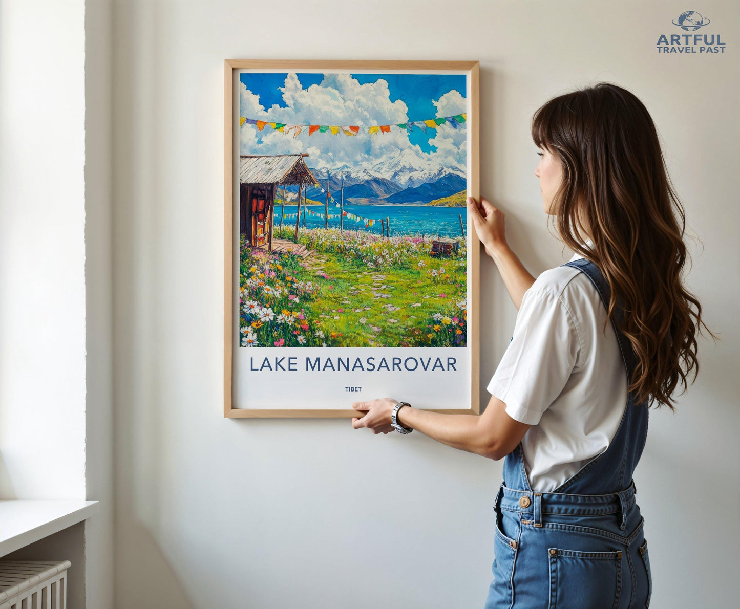 Manasarovar Poster - Tibet Wall Art