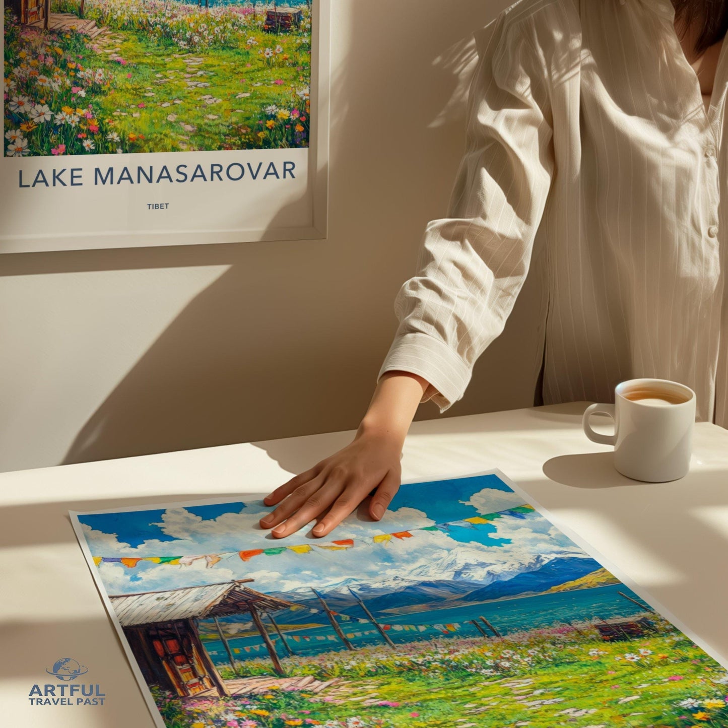 Manasarovar Poster - Tibet Wall Art