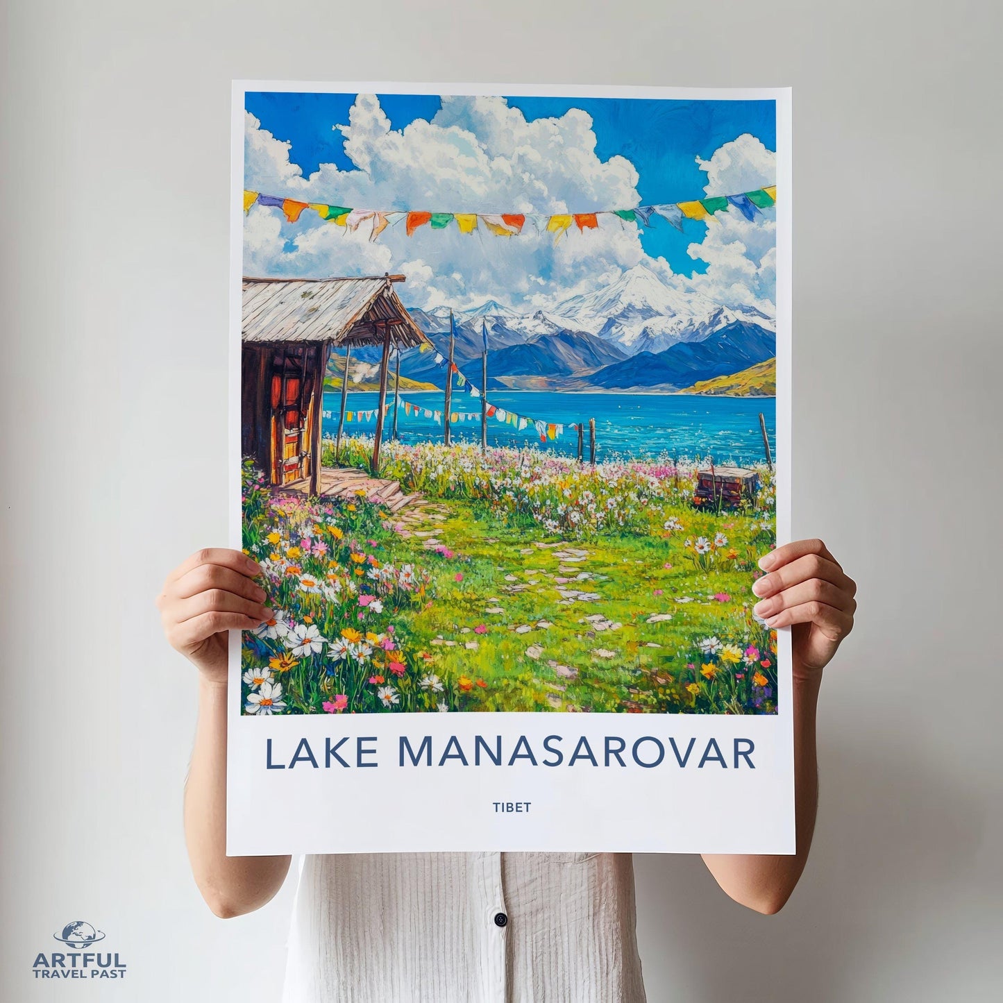 Manasarovar Poster - Tibet Wall Art