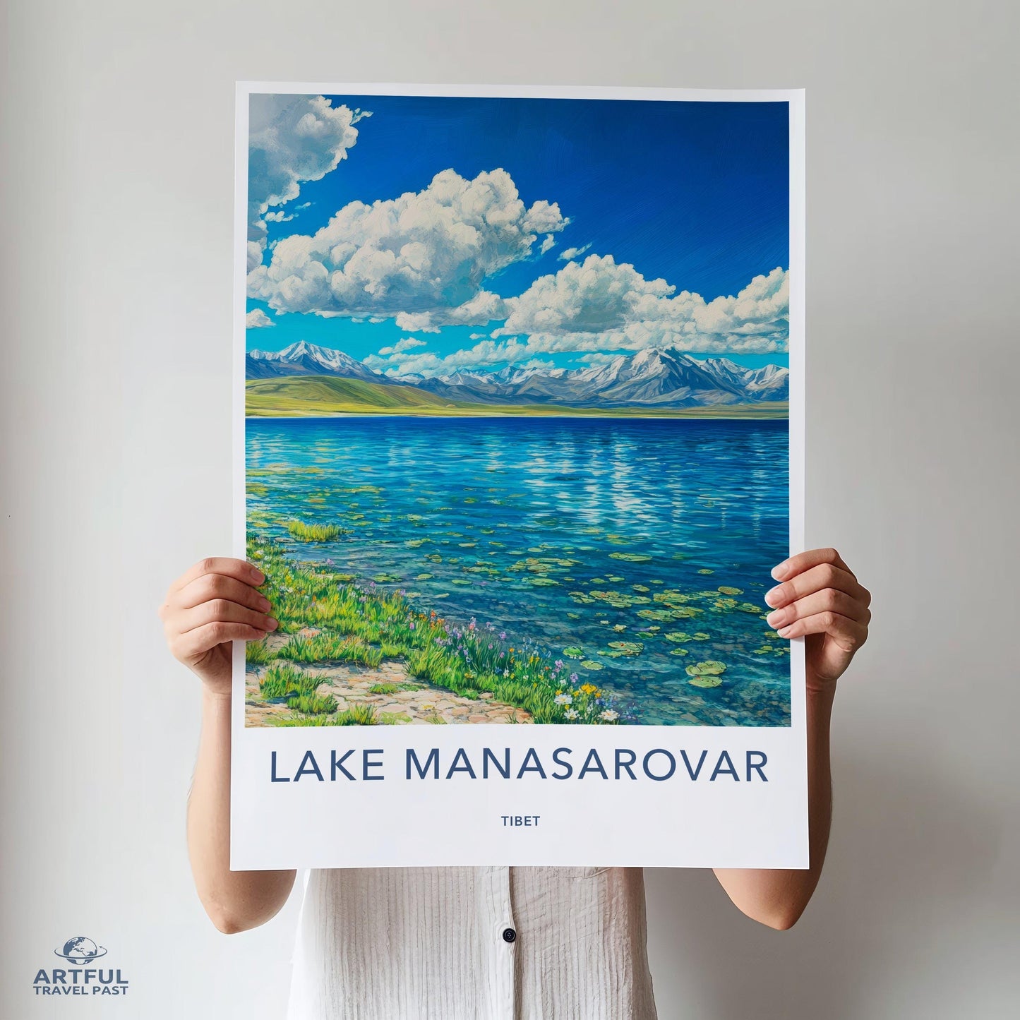 Manasarovar Poster - Tibet Wall Art