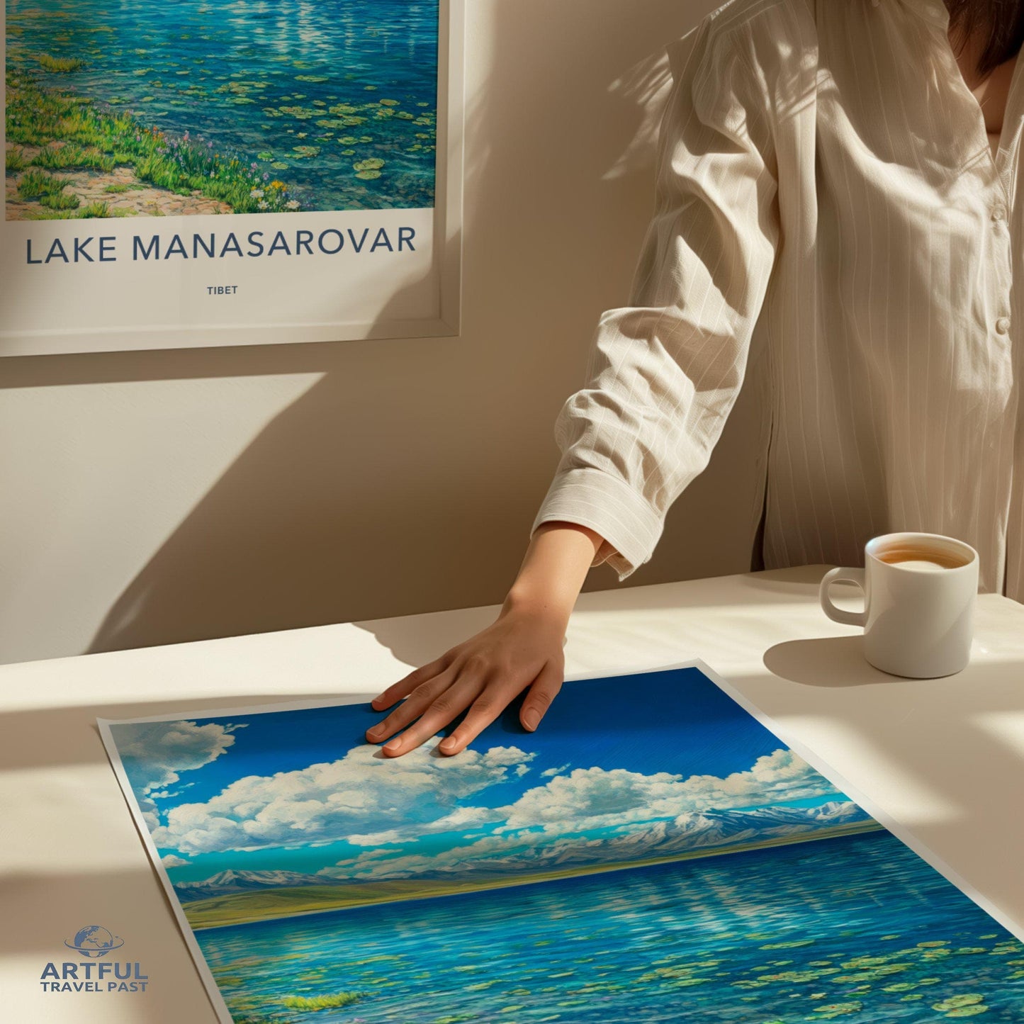 Manasarovar Poster - Tibet Wall Art