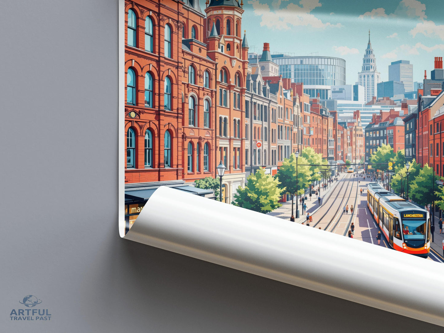 Manchester Poster - England Wall Art