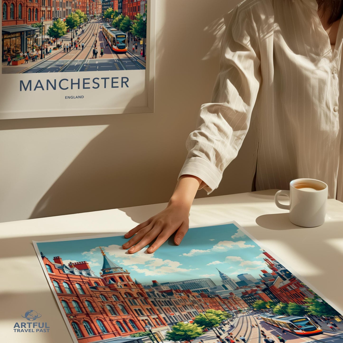 Manchester Poster - England Wall Art