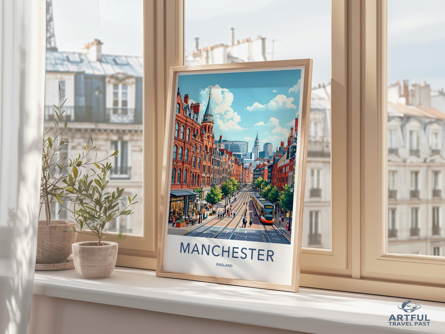 Manchester Poster - England Wall Art