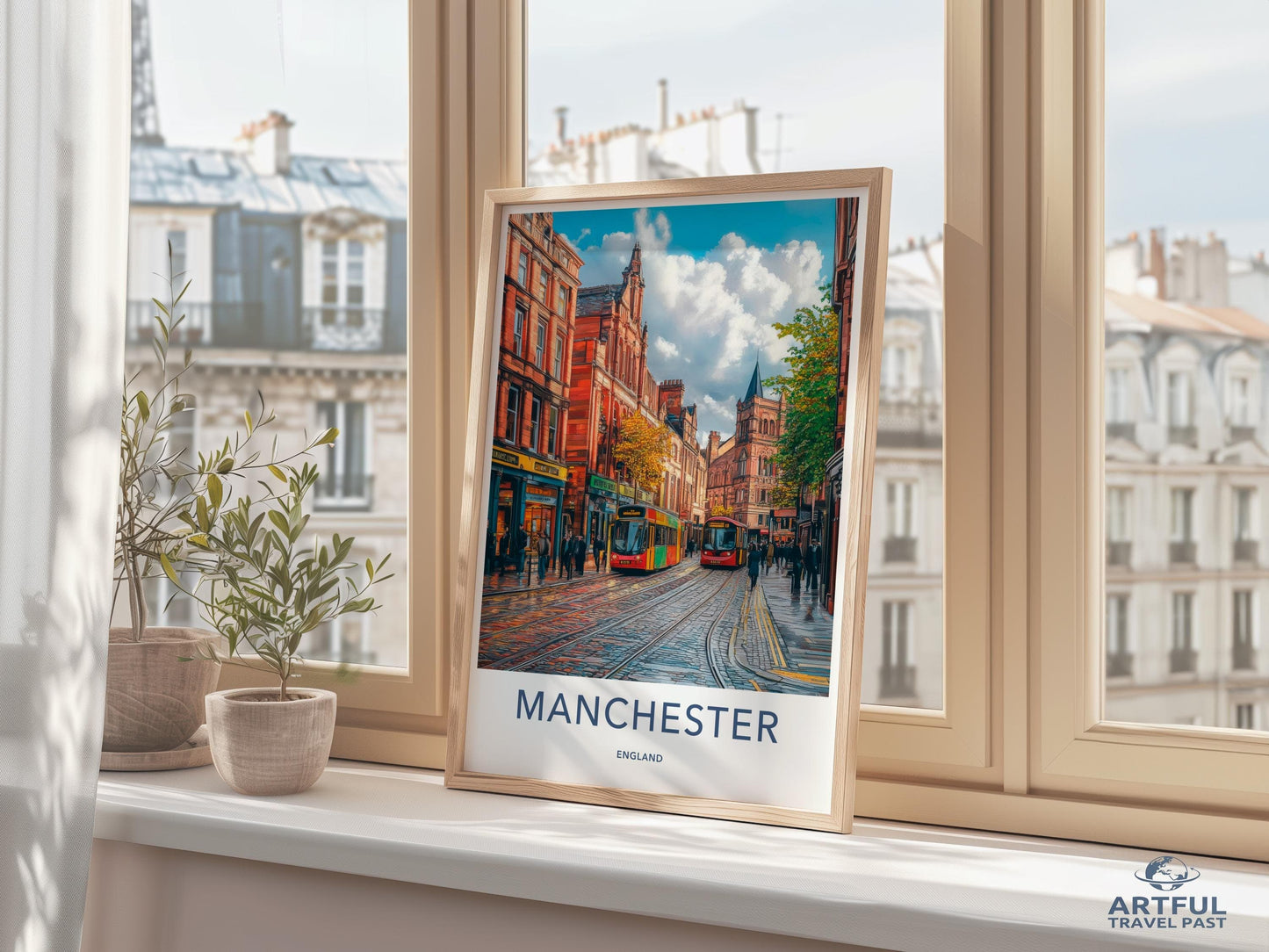 Manchester Poster - England Wall Art