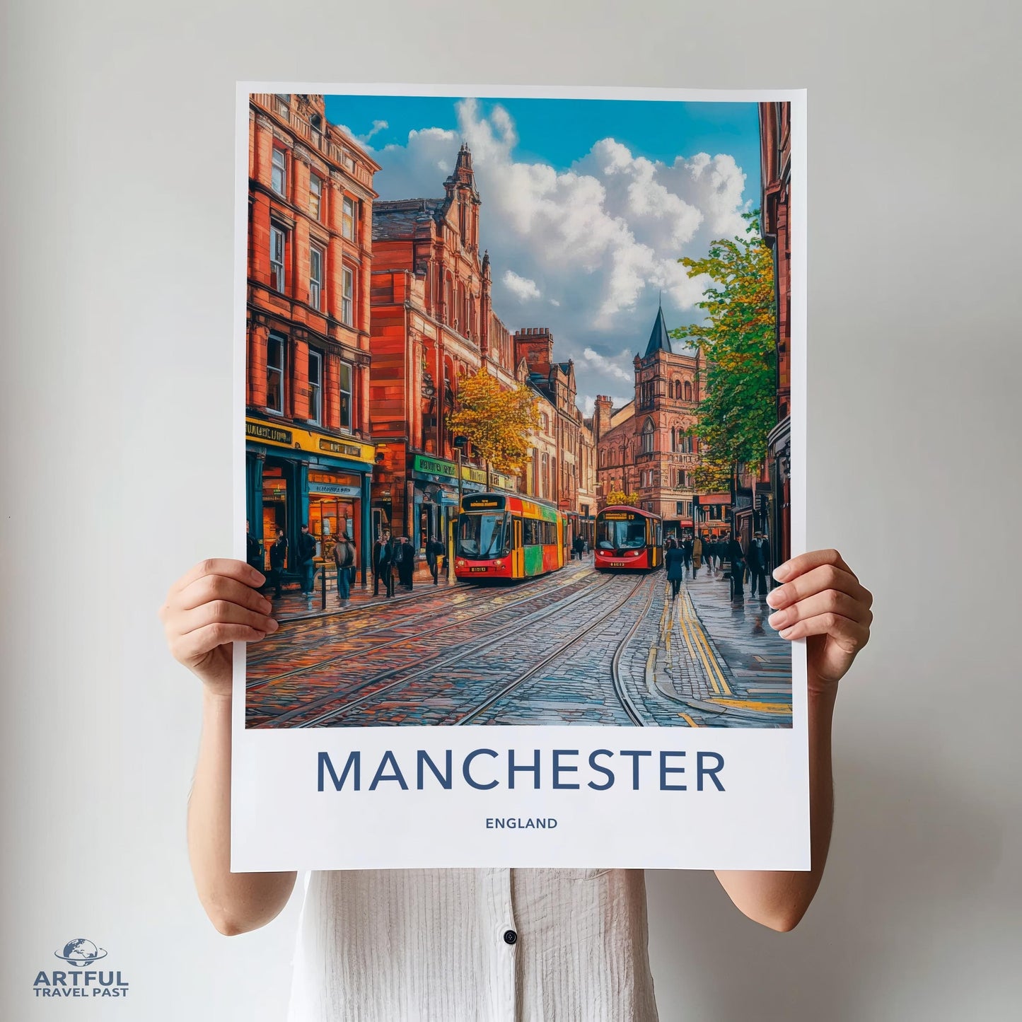 Manchester Poster - England Wall Art