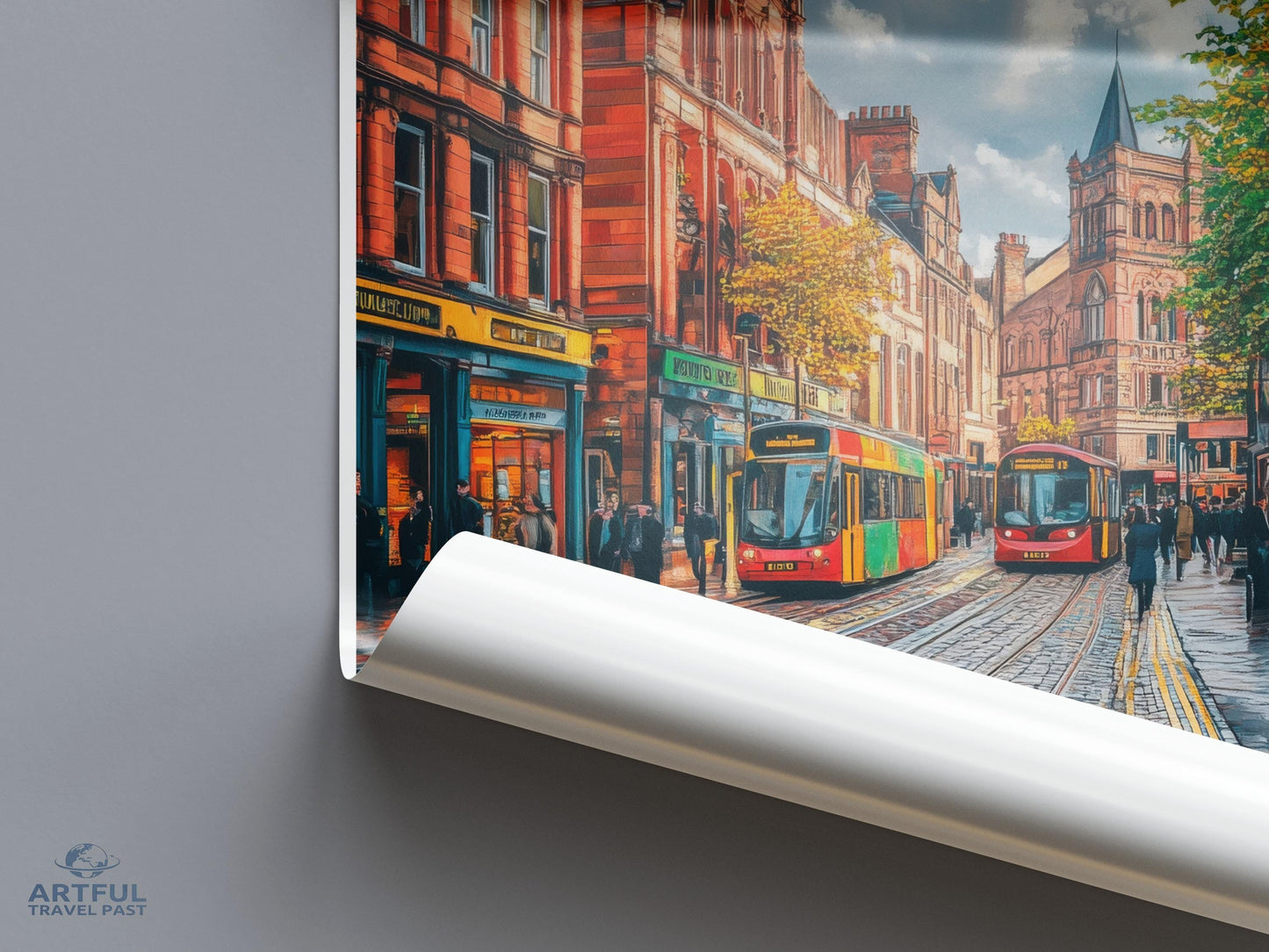Manchester Poster - England Wall Art