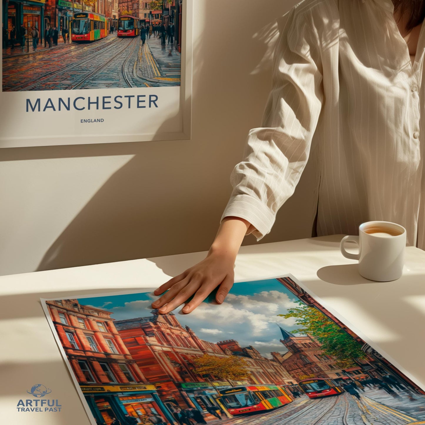 Manchester Poster - England Wall Art