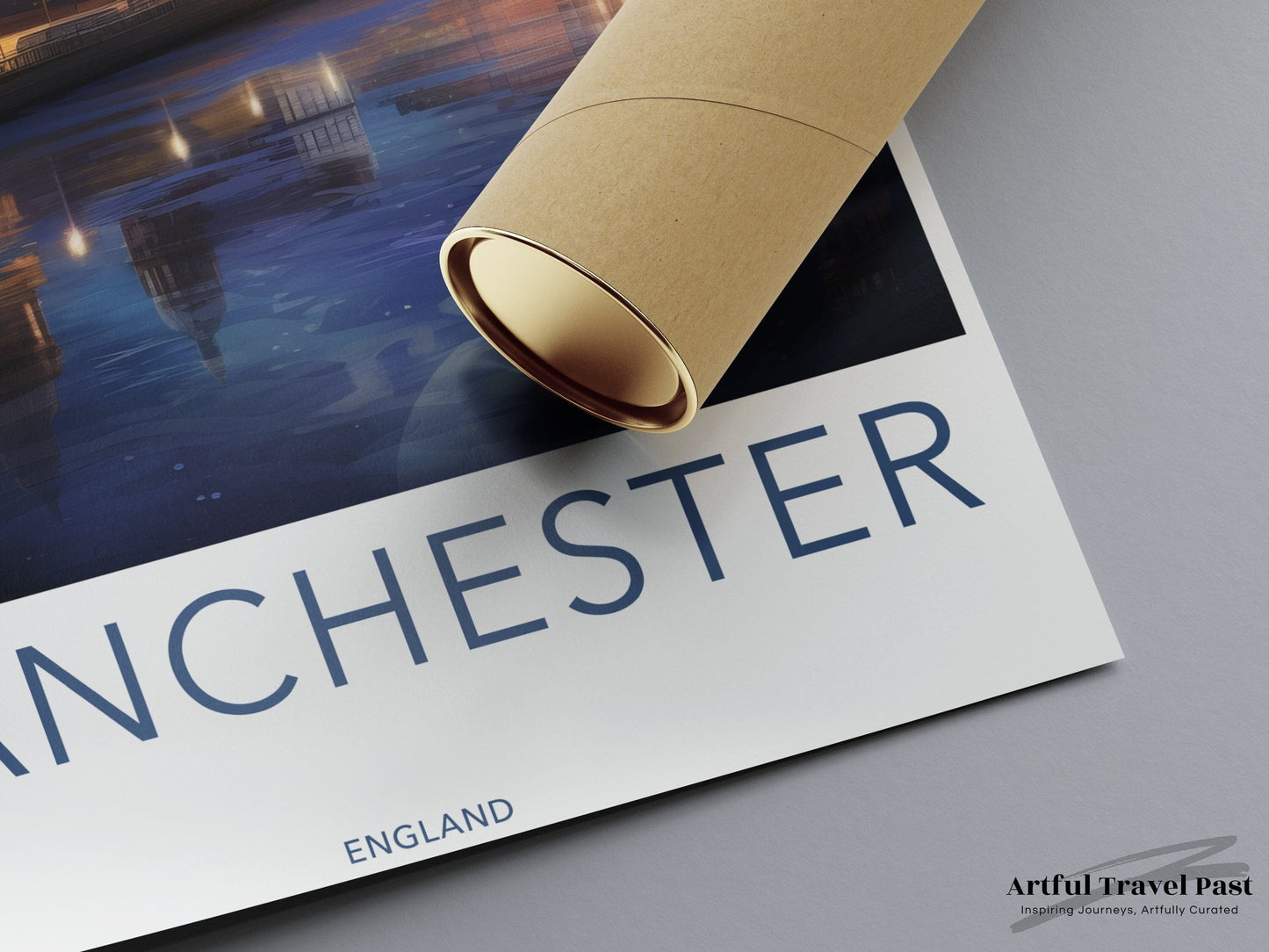 Manchester Poster | England Wall Art | UK Decor