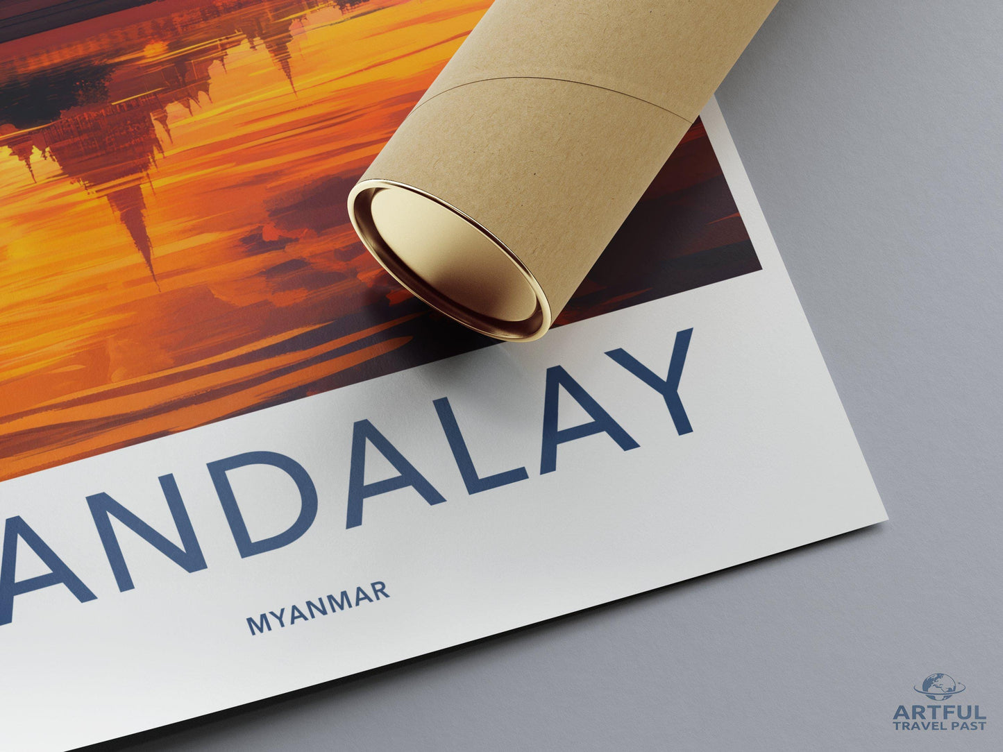 Mandalay Poster - Myanmar Wall Art