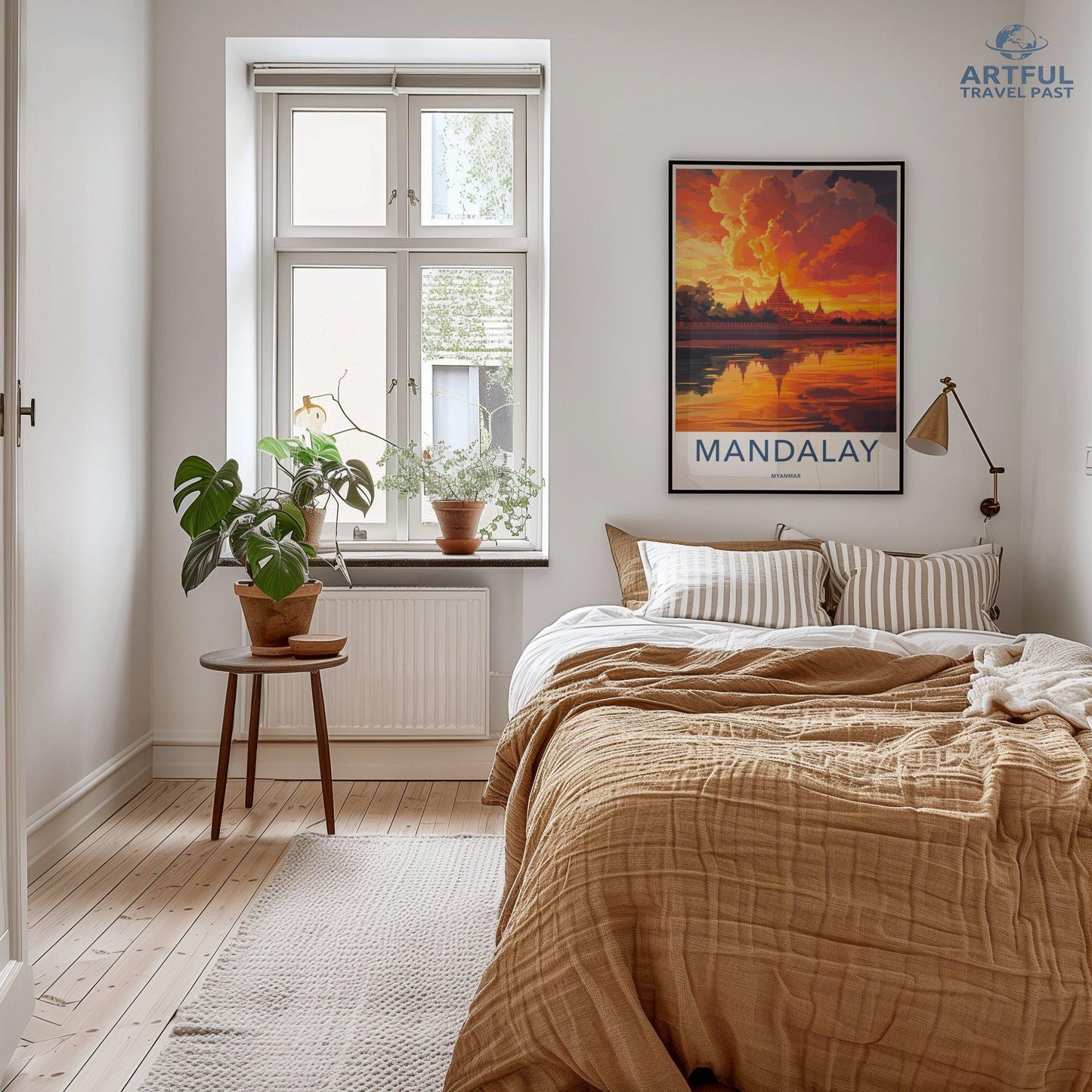 Mandalay Poster - Myanmar Wall Art