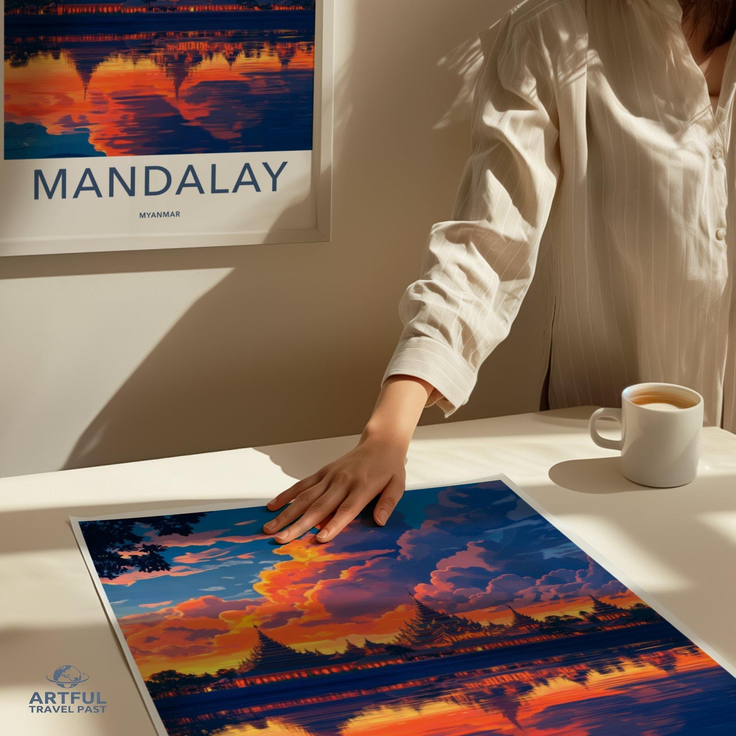 Mandalay Poster - Myanmar Wall Art